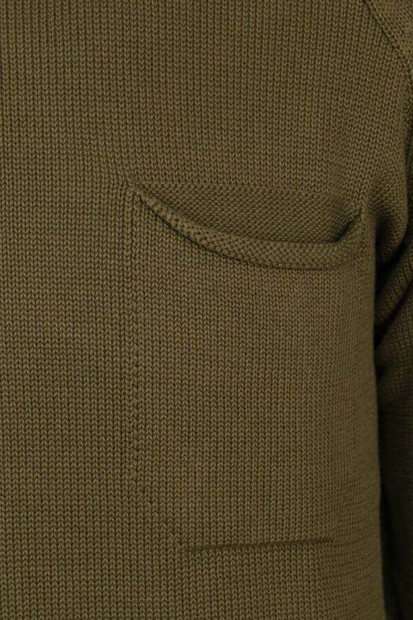 KnowledgeCotton Apparel Sweater Olijf Groen