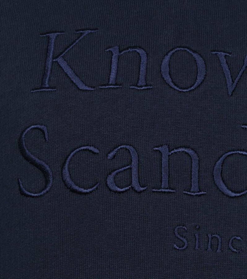 KnowledgeCotton Apparel Trui Elm Donkerblauw
