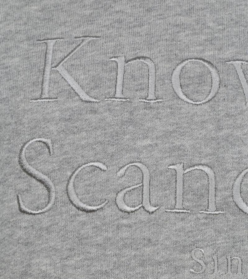 KnowledgeCotton Apparel Trui Elm Grijs