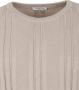 Knowledge Cotton Apparel Sweater Trui Licht Grijs - Thumbnail 3