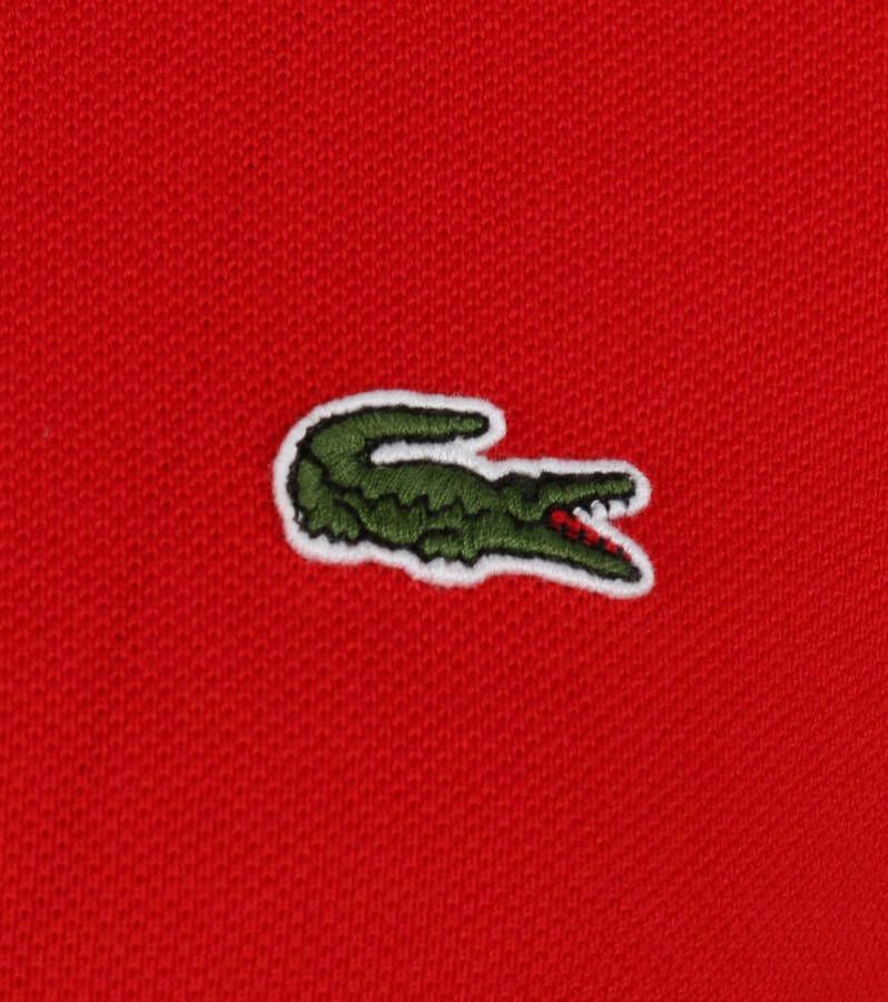 Lacoste Poloshirt Pique Rood