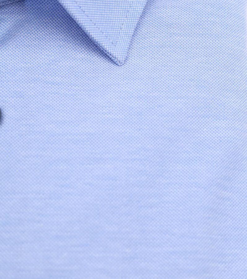 Ledub Overhemd Tricot Lichtblauw