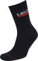 Levi's sokken met logo set van 2 antraciet zwart - Thumbnail 4
