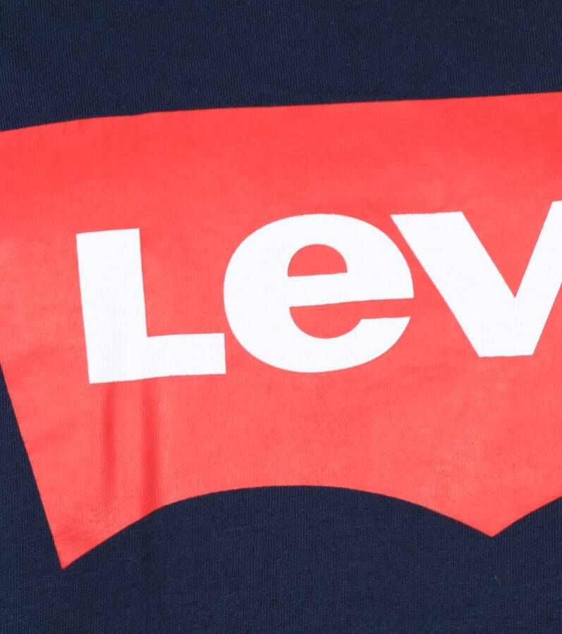 Levi's Big T-Shirt Graphic Logo Donkerblauw