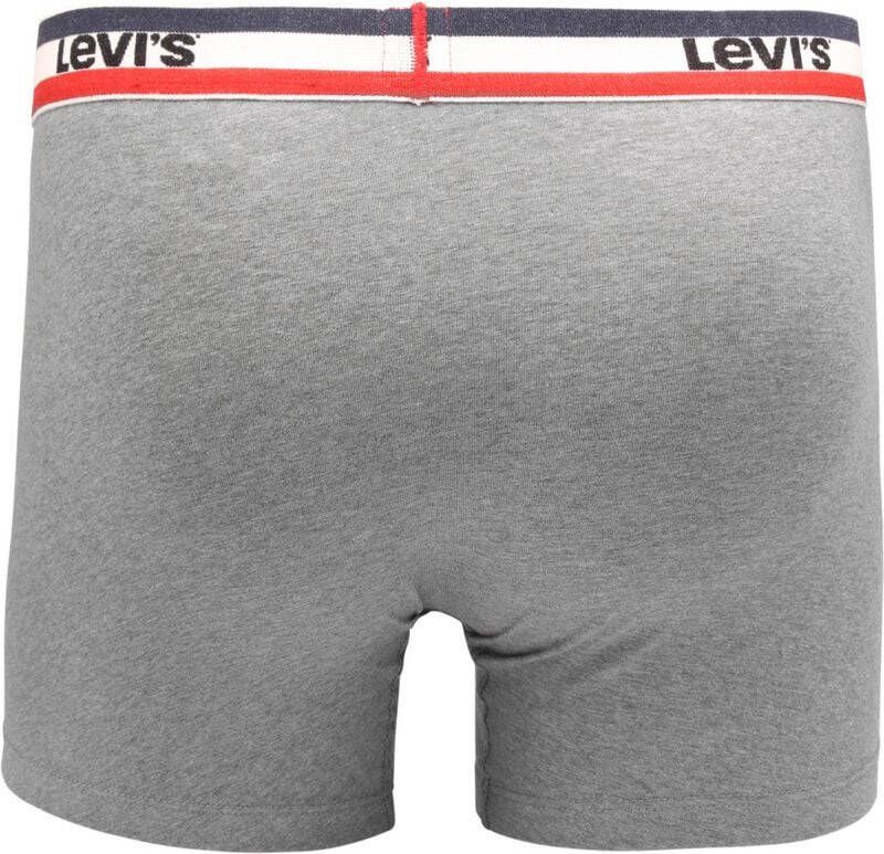 Levi's Brief Boxershorts 2-Pack Navy Grijs