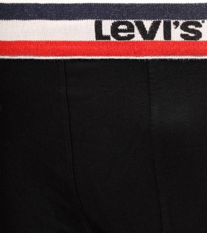 Levi's Brief Boxershorts 2-Pack Zwart Grijs