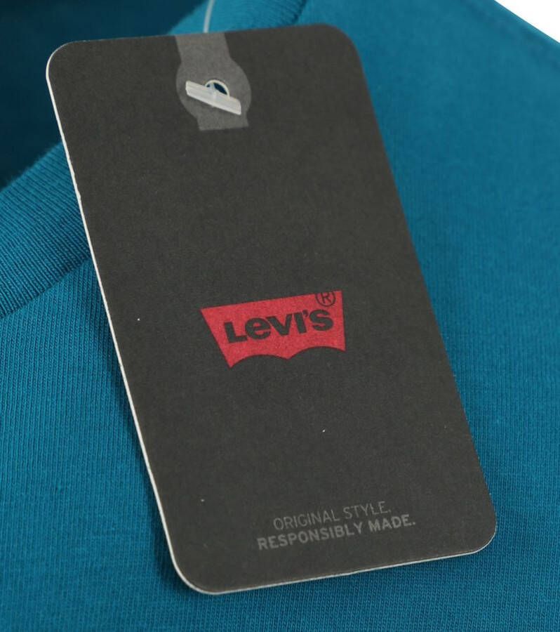 Levi's Original Graphic T-Shirt Mid Blauw