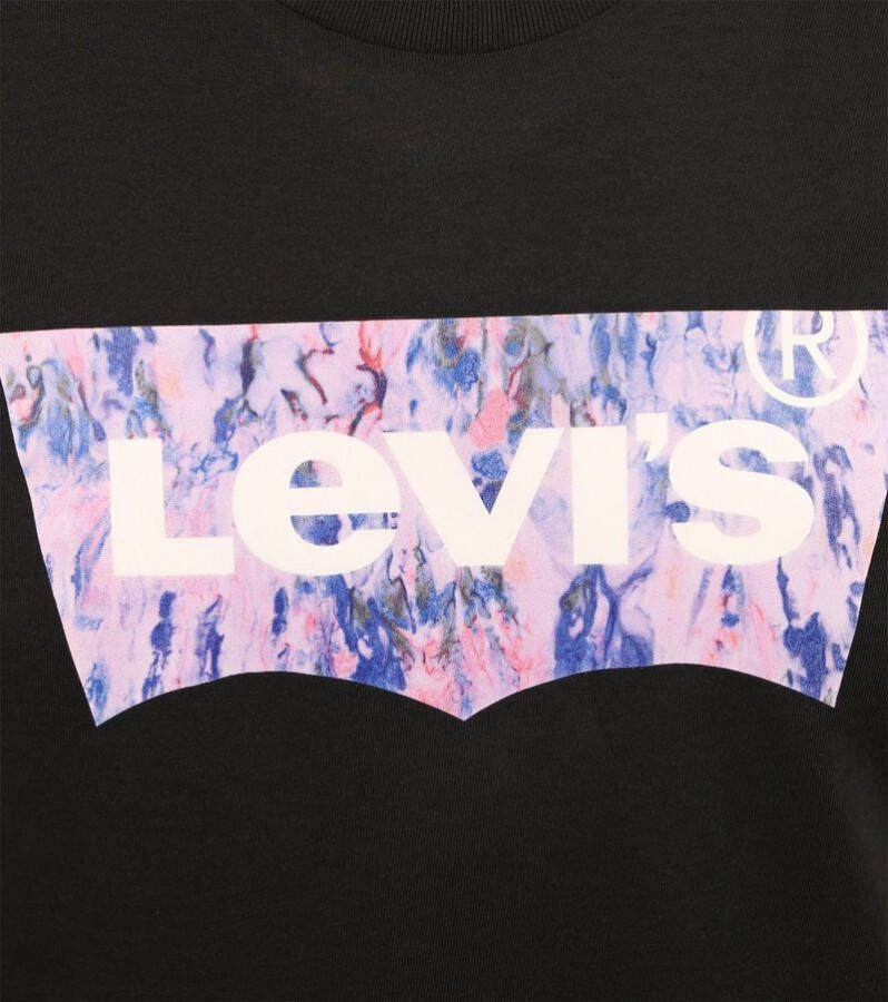 Levi's Original Graphic T-Shirt Watercolor Zwart