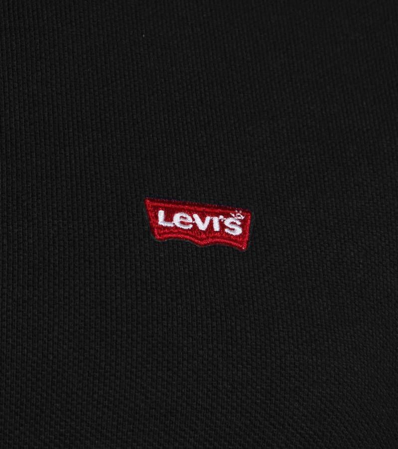 Levi's Pique Polo Zwart