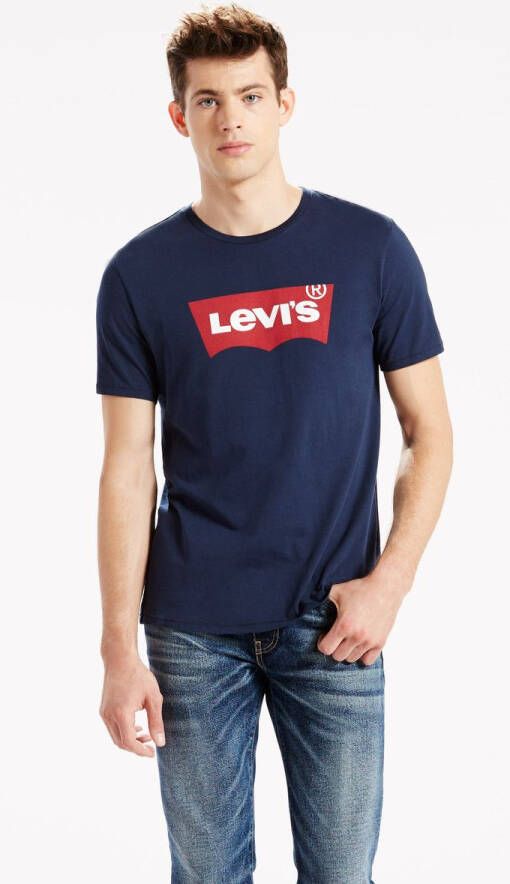 Levi's T-Shirt Graphic Logo Blauw