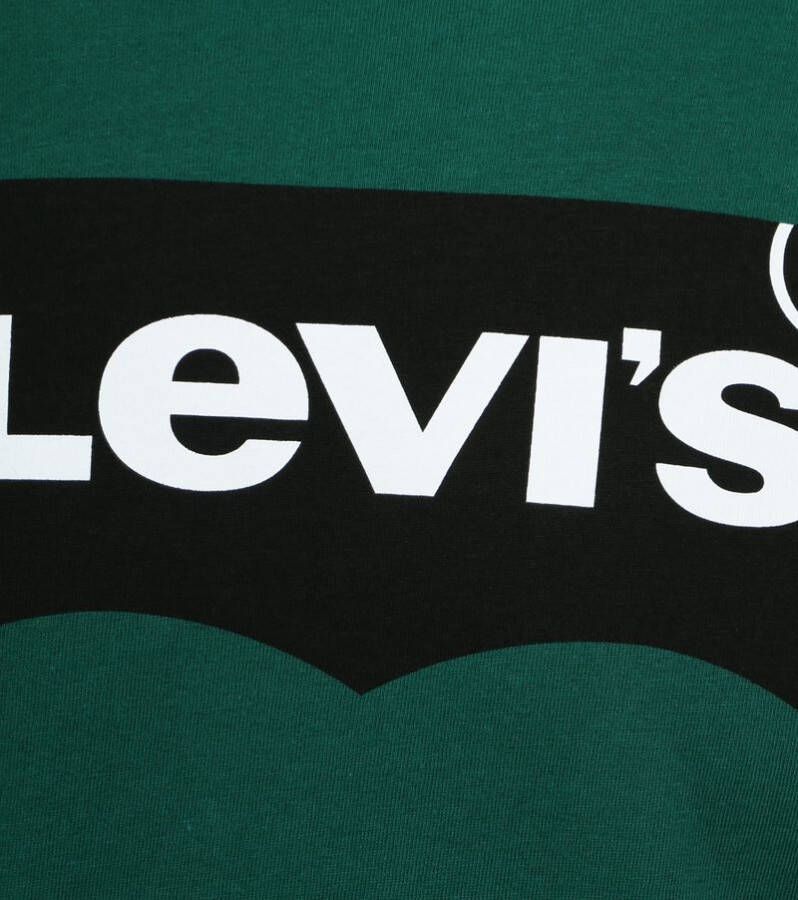Levi's T-Shirt Graphic Logo Donkergroen