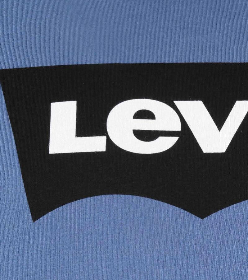 Levi's T-Shirt Graphic Logo Mid Blauw