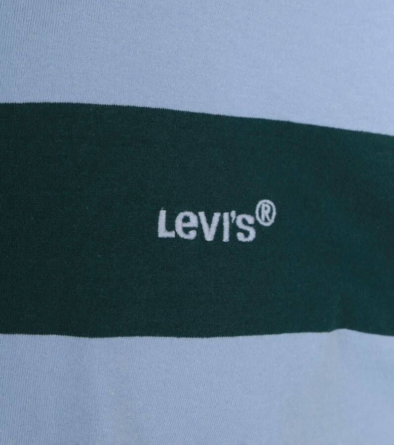 Levi's T-Shirt Graphic Streep Donkergroen
