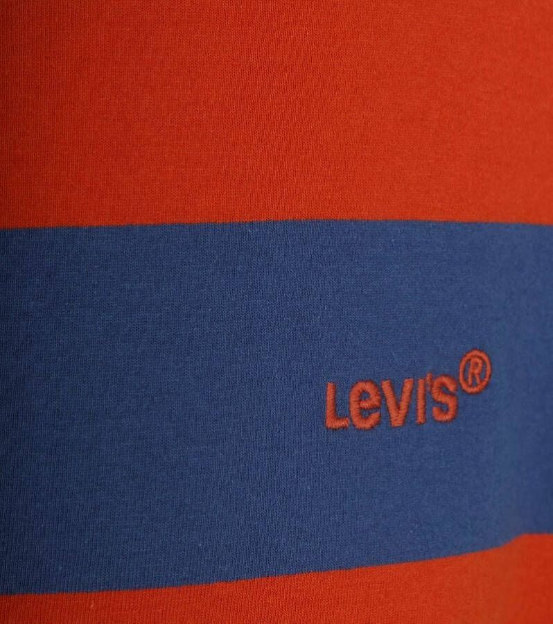 Levi's T-Shirt Graphic Streep Rood
