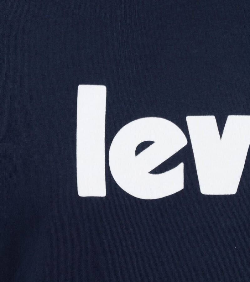 Levi's T-shirt Logo Donkerblauw