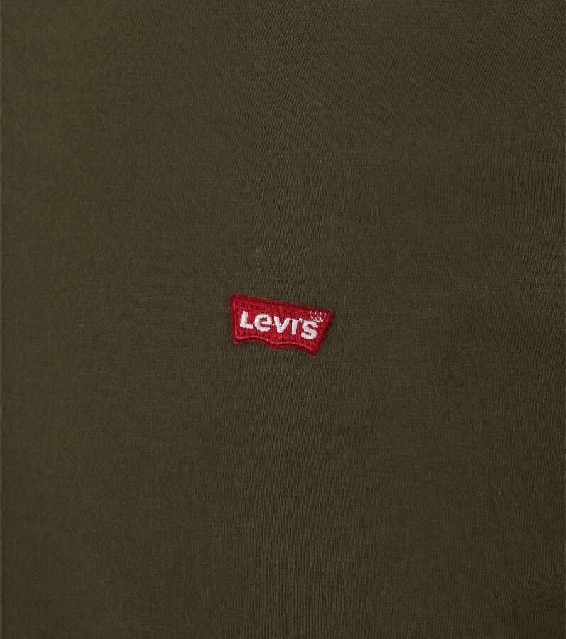 Levi's T-shirt Original Donkergroen