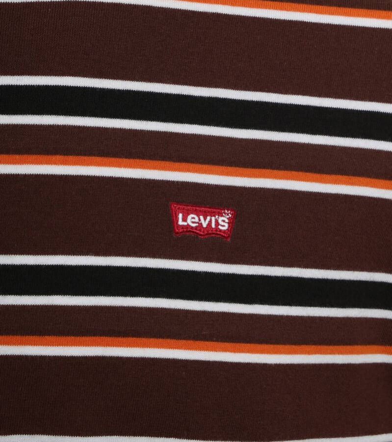 Levi's T-Shirt Streep Bruin