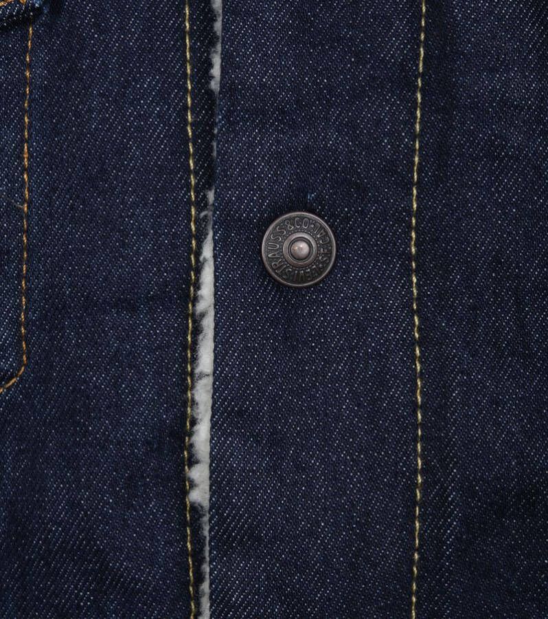 Levi's Trucker Spijkerjack Sherpa Navy