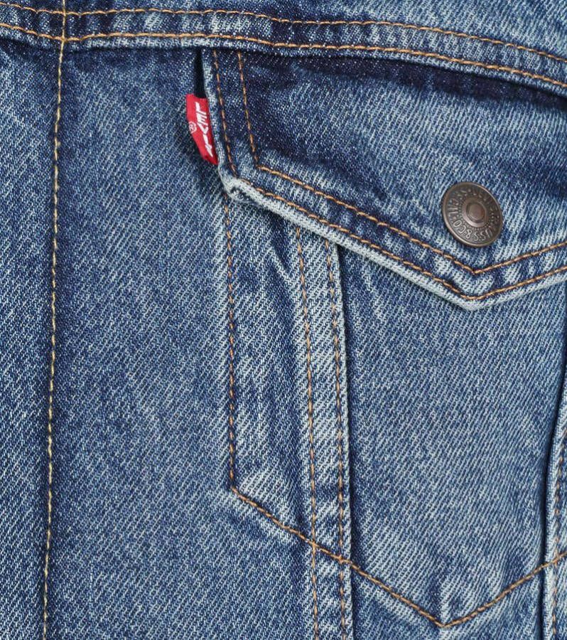 Levi's Trucker Spijkerjack Type 3 Sherpa Denim Blauw
