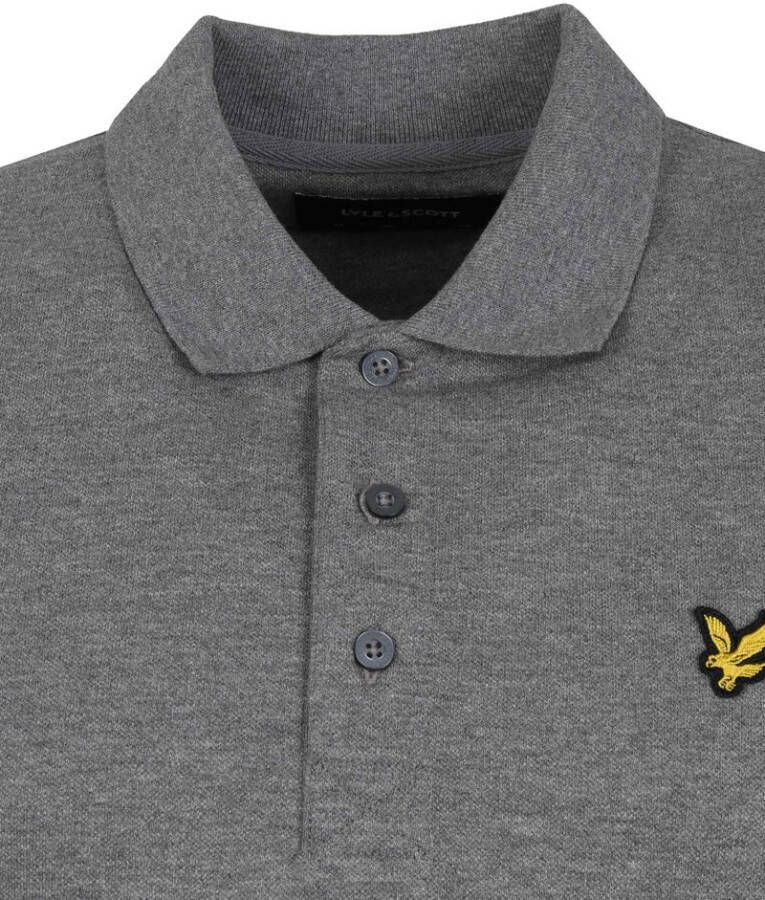 Lyle and Scott Longsleeve Polo Grijs