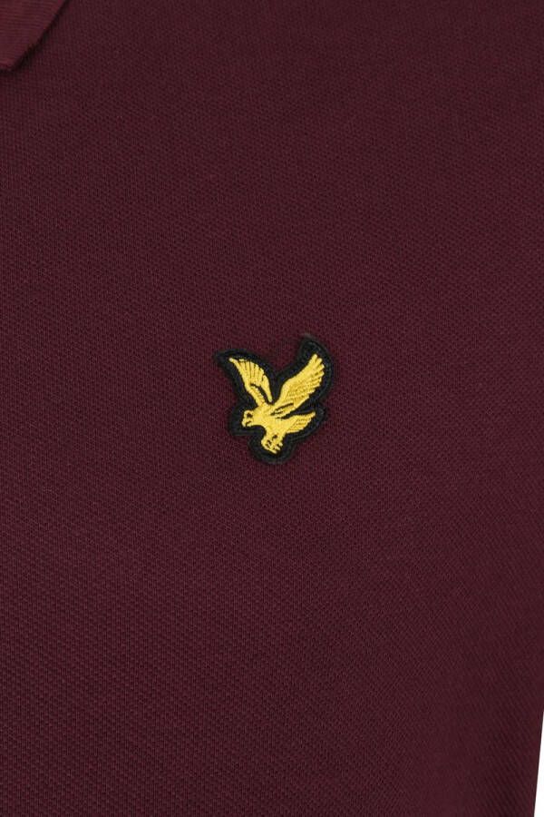 Lyle and Scott Polo Burgundy