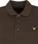 LYLE & SCOTT Heren Polo's & T-shirts Plain Polo Shirt Olijf - Thumbnail 8