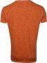 Marc O'Polo Logo T-shirt Streep Oranje - Thumbnail 3