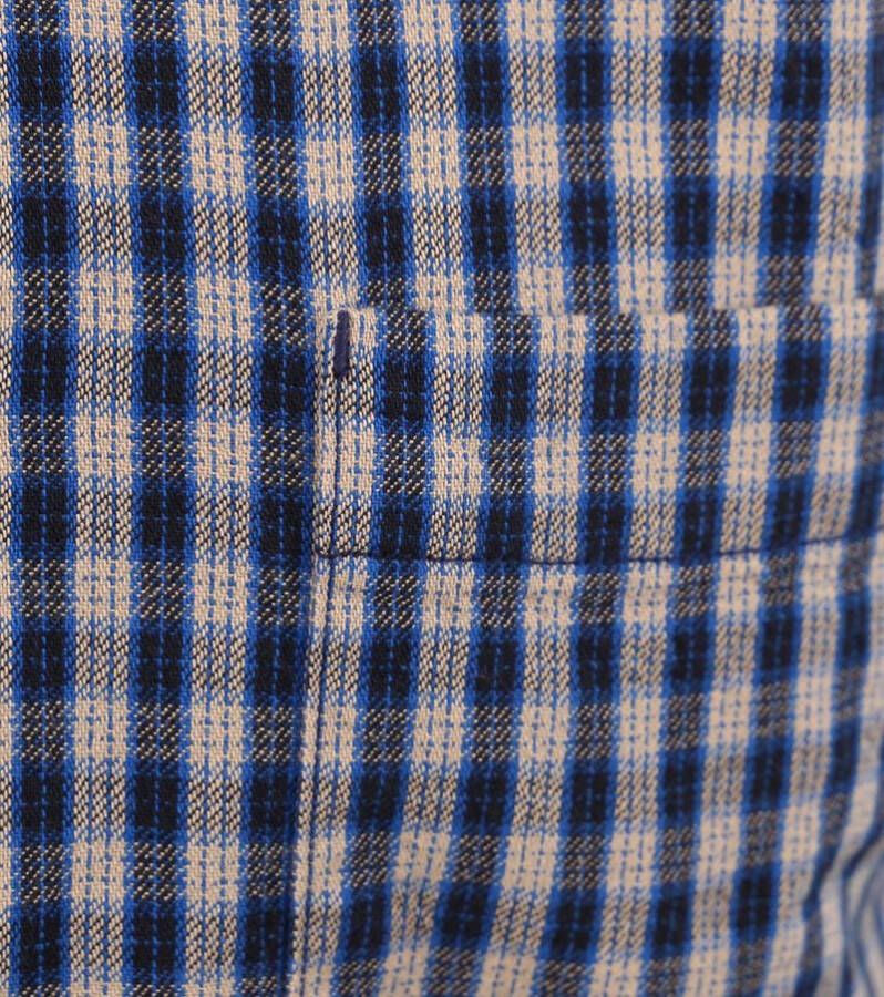 Marc O'Polo Overhemd Ruiten Donkerblauw