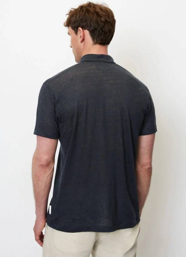 Marc O'Polo Poloshirt Linnen Navy