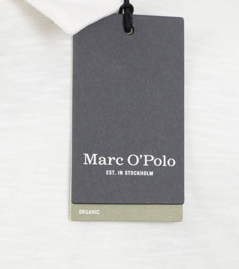 Marc O'Polo Poloshirt Melange Wit