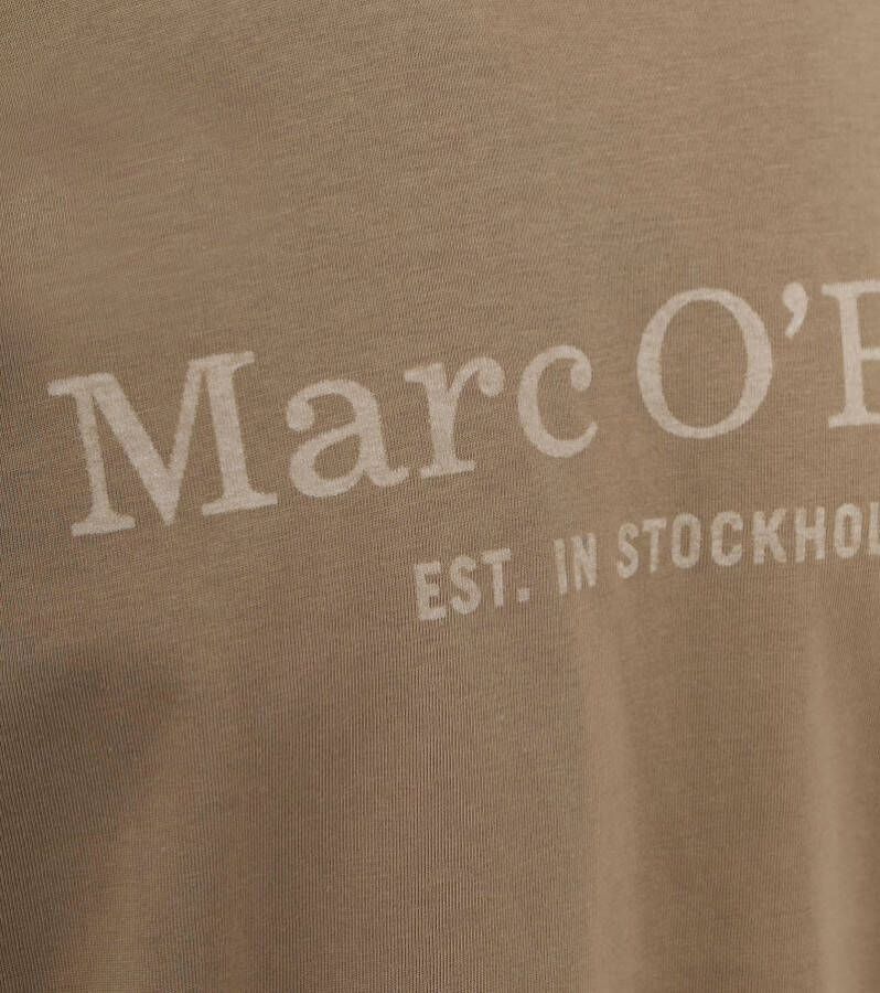 Marc O'Polo T-Shirt Logo Bruin