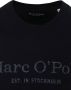 Marc O'Polo T-shirt met statement- en labelprint - Thumbnail 4