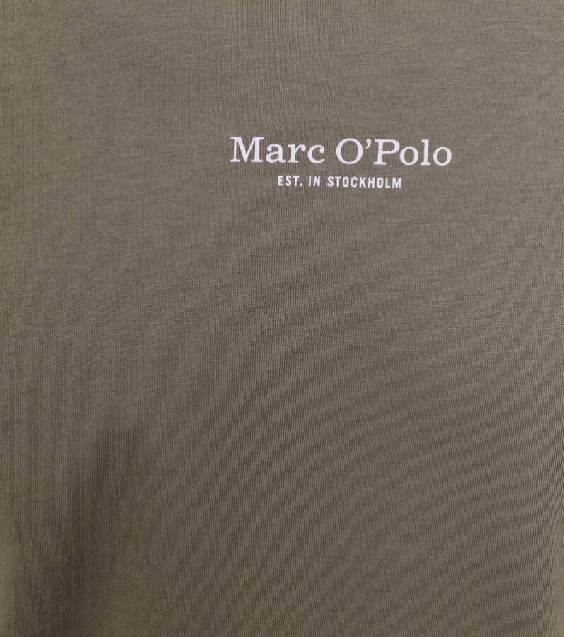 Marc O'Polo T-Shirt Logo Groen