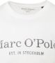 Marc O'Polo T-shirt met statement- en labelprint - Thumbnail 4