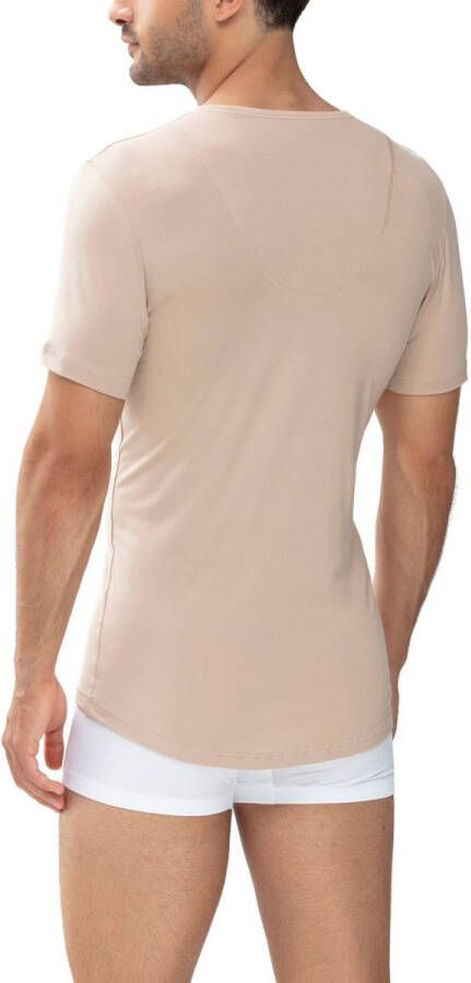 mey Dry Cotton V-hals T-shirt Beige