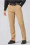 Meyer katoenen broek Roma beige effen katoen-stretch - Thumbnail 4