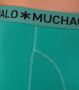 Muchachomalo Boxershorts 3-Pack Solid Groen Blauw 580 - Thumbnail 4