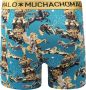 Muchachomalo Boxershorts 3-Pack Statuebattle Blauw Heren - Thumbnail 5