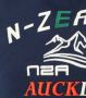 New Zealand Auckland hoodie Wisely met printopdruk navy - Thumbnail 3