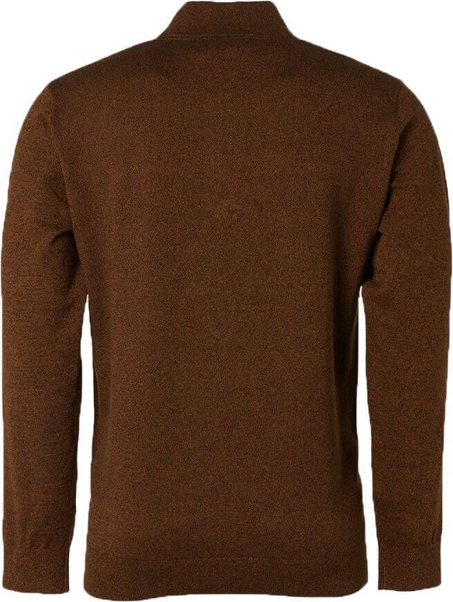 No Excess Half Zip Trui Caramel
