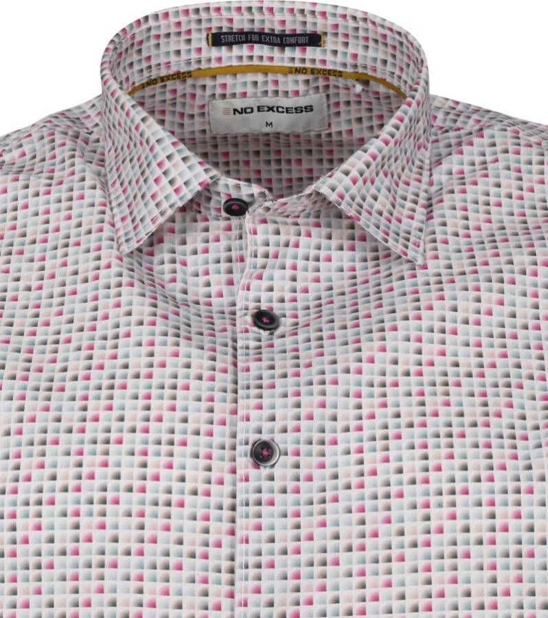 No Excess KM Overhemd Print Roze