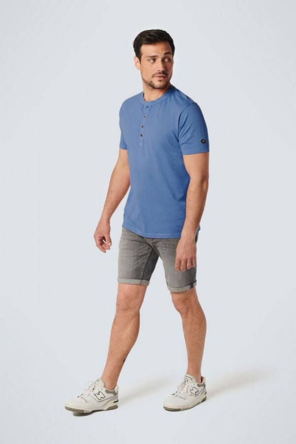 No Excess T-Shirt Knoop Blauw
