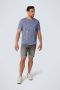 No Excess T-Shirt Melange Blauw - Thumbnail 3