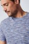 No Excess T-Shirt Melange Blauw - Thumbnail 4