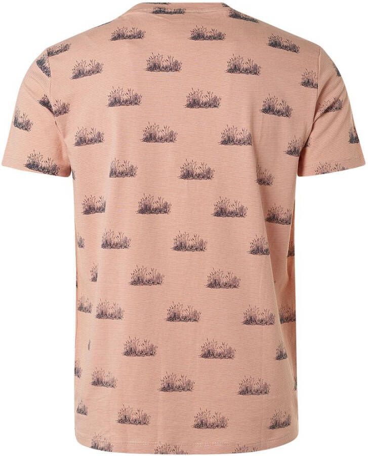 No Excess T-shirt Print Roze