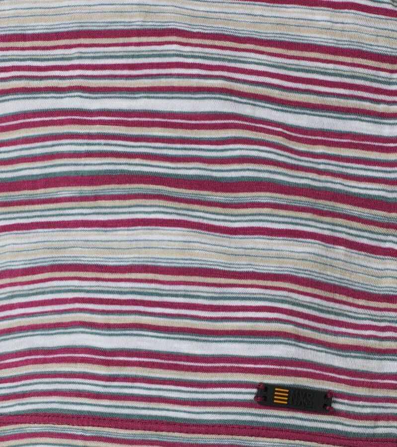 No Excess T-Shirt Strepen Rood