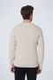 No Excess Ronde hals gekweek Beige Heren - Thumbnail 2