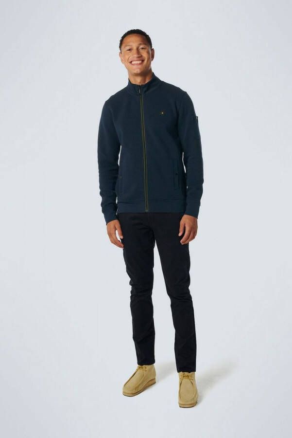 No Excess Vest Jacquard Navy