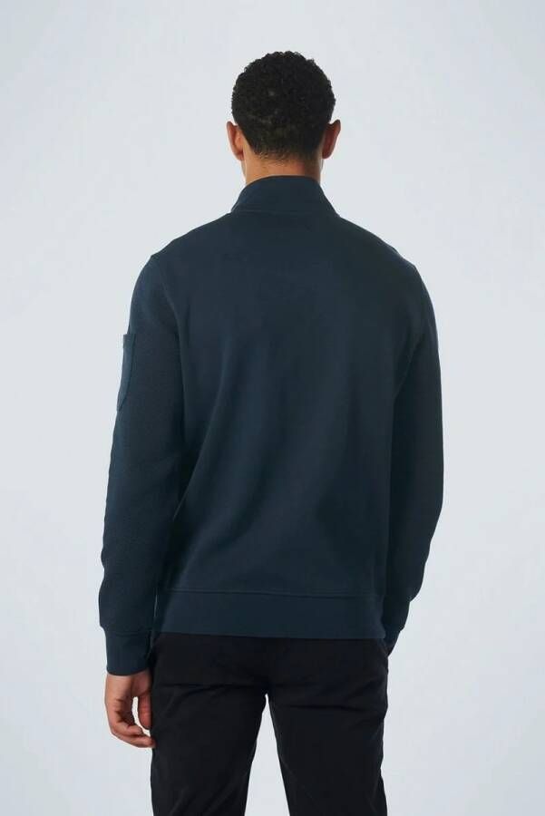 No Excess Vest Jacquard Navy