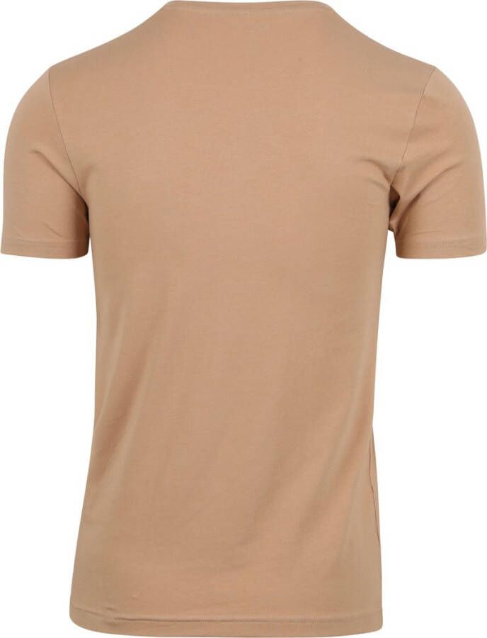Olymp T-Shirt V-Hals Nude